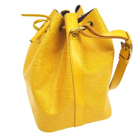 louis vuitton epi leather petit noe bucket bag|louis vuitton nano bucket.